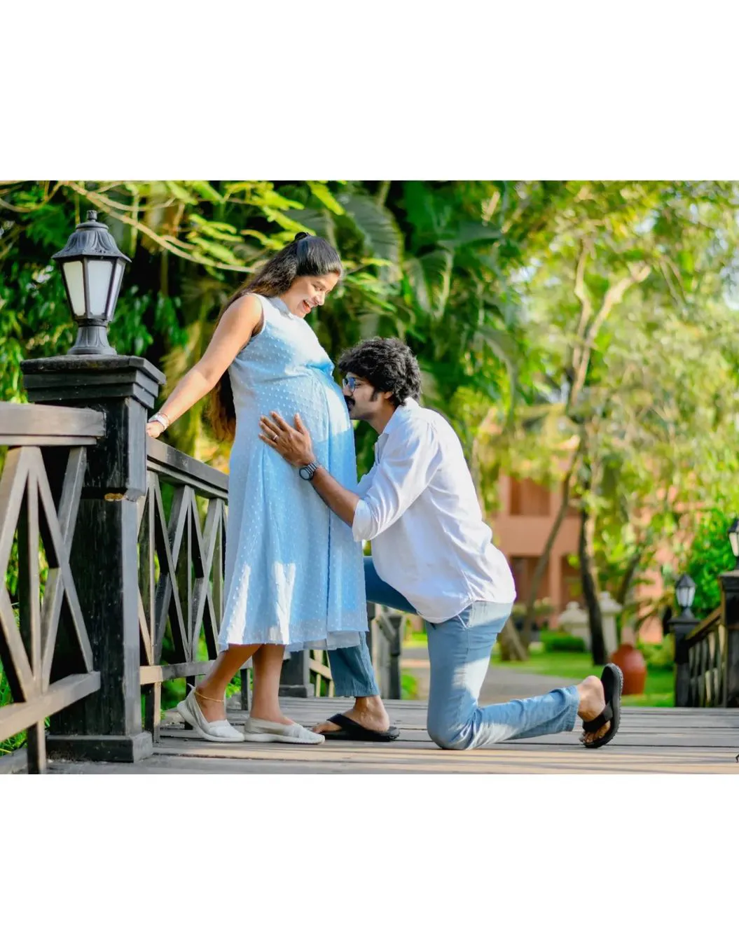 Naveen Chandra Wife baby bump photo shoot