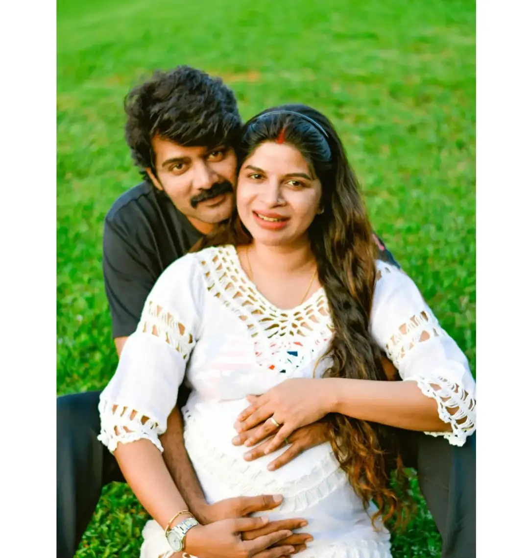 Naveen Chandra Wife baby bump photo shoot