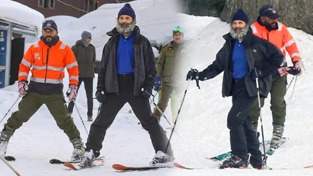 Rahul Gandhi enjoys ‘perfect vacation’ in Gulmarg ski resort