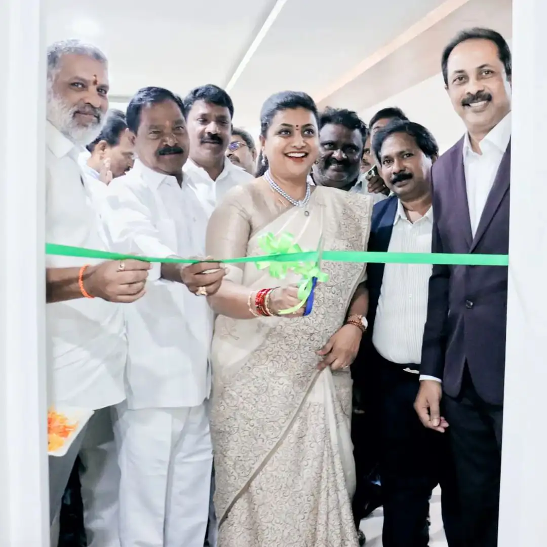 AP Minister Roja Selvamani participated in Hospital opening at tirupathi... Source @Instagram 