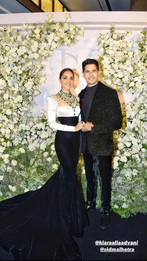 Sidharth Malhotra and Kiara Advani Reception Event at Mumbai