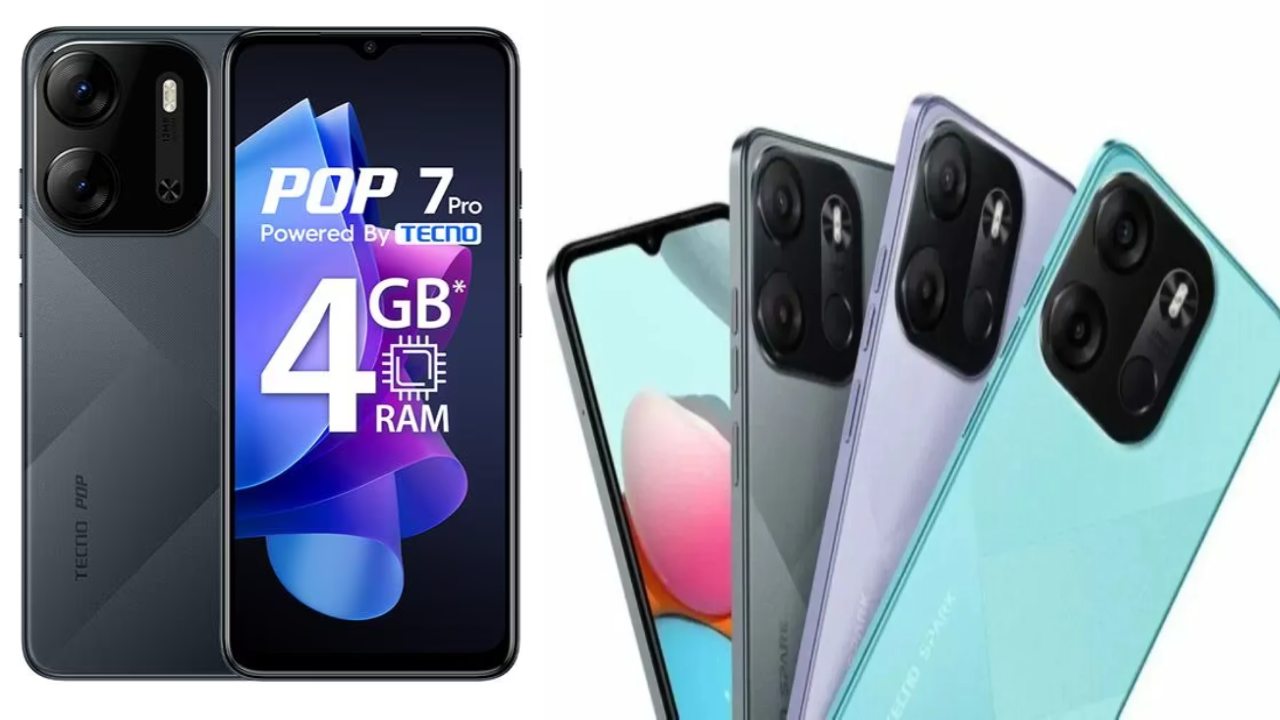 Tecno Pop 7 Pro launched in India with 5000mAh battery, price starts Rs 6,799