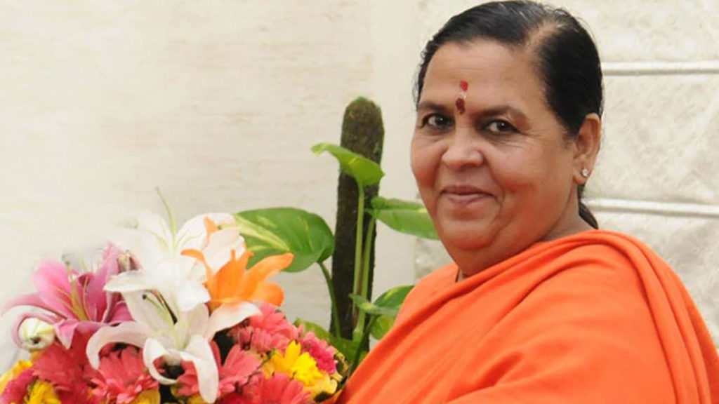Will Open Cow Sheds In Liquor Shops says Uma Bharti