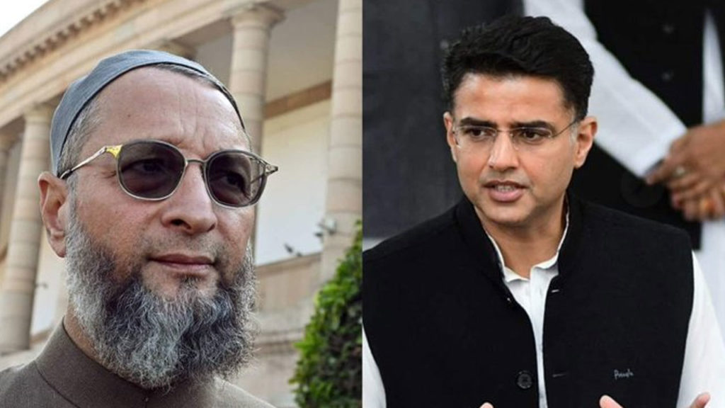 ‘Didn't hide with blessings of Modi’: Owaisi stings Sachin Pilot