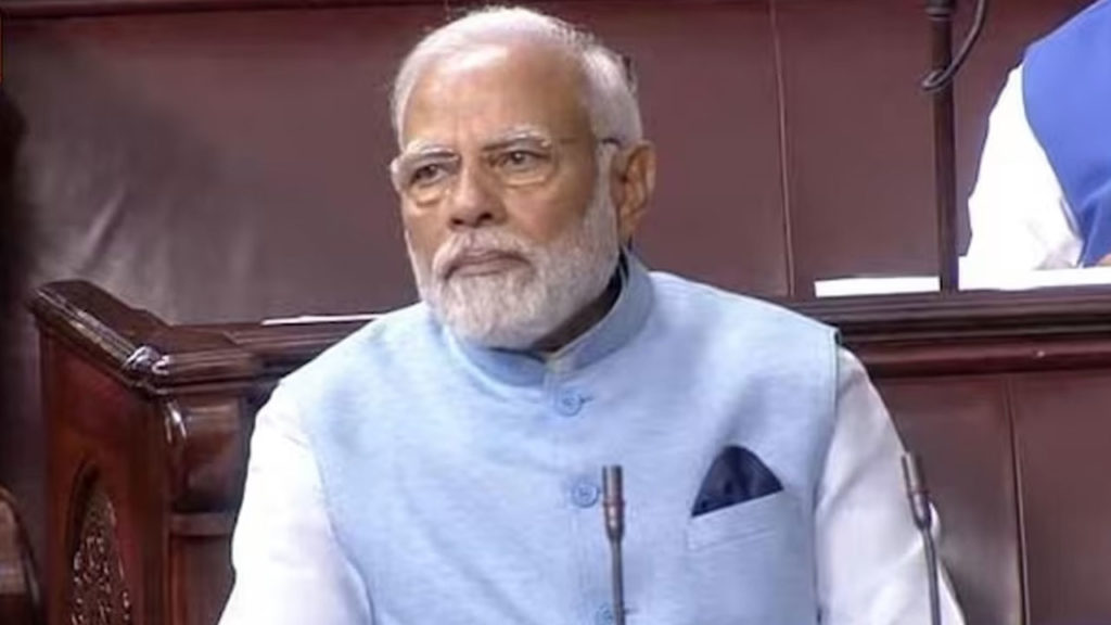 PM Modi wears a special blue jacket in Parliament and it is all about being green