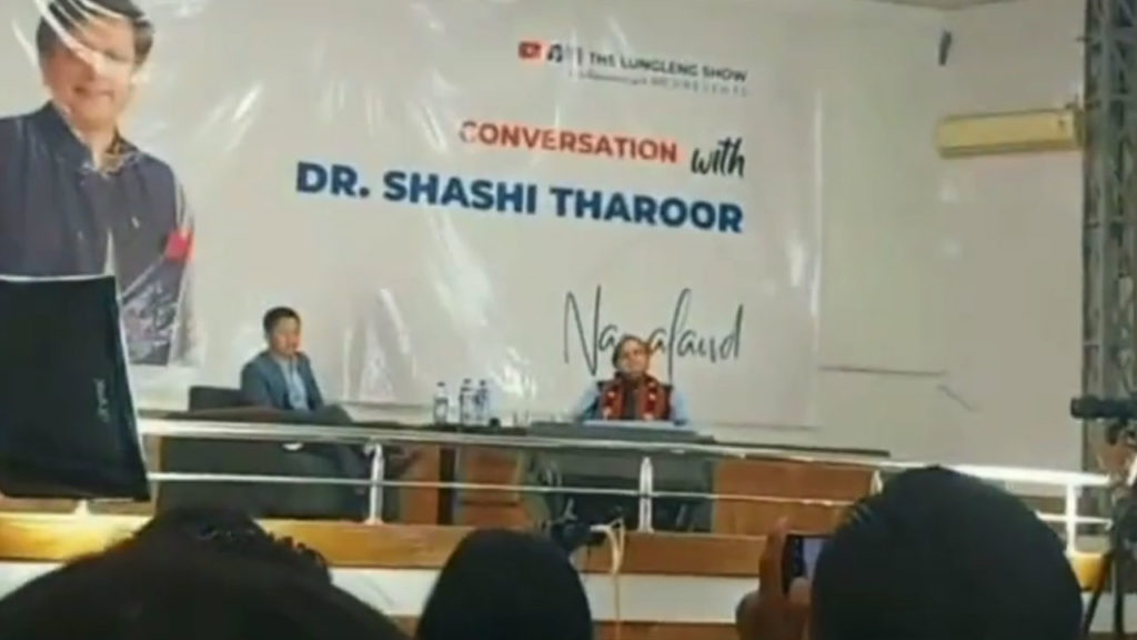 Man attends Shashi Tharoor's Nagaland event with a dictionary
