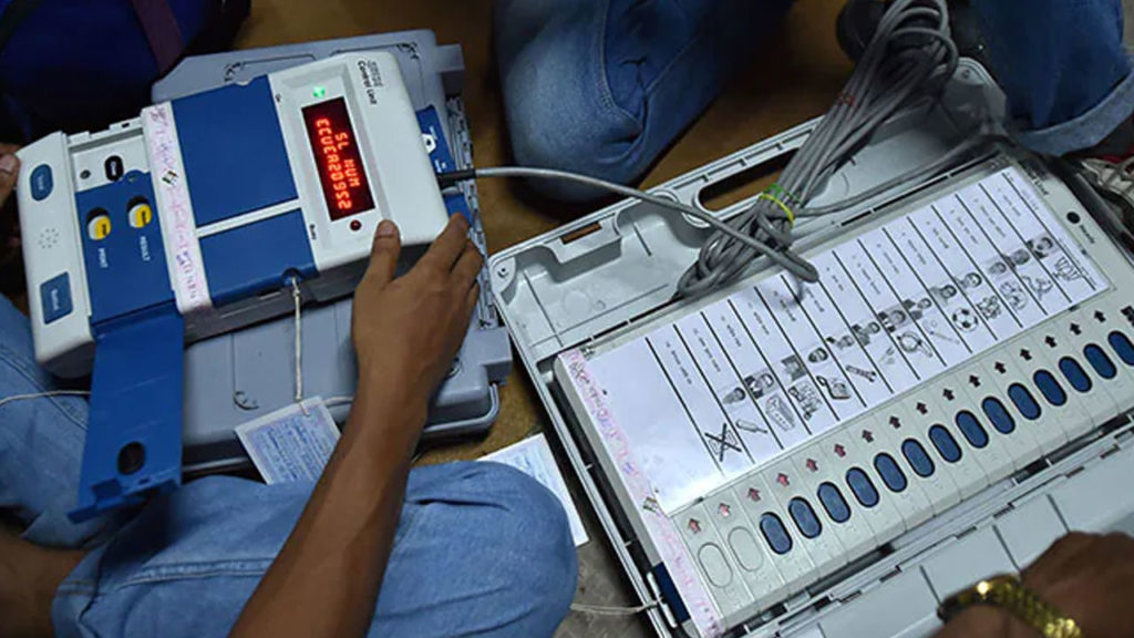 Meghalaya man arrested for shares video of evm that sends all votes to bjp