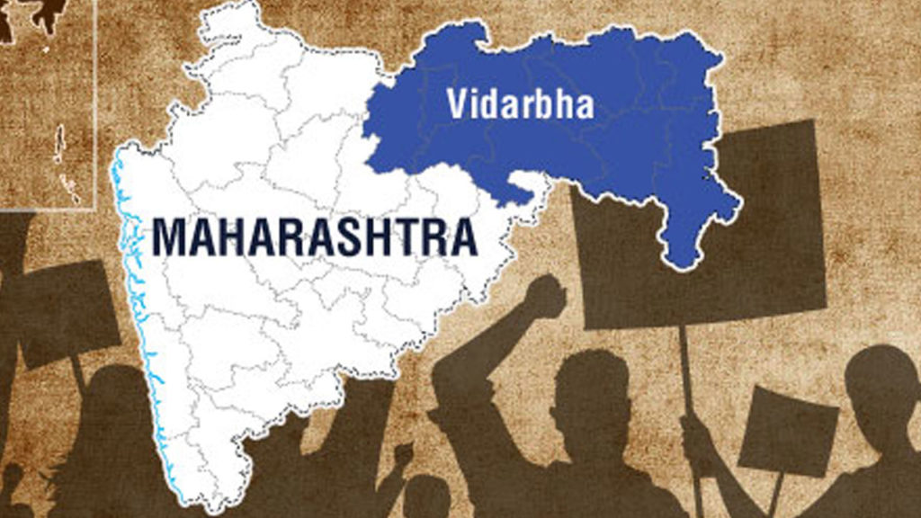 Two men raise slogans in front of Maharashtra CM Shinde demanding 'Vidarbha state'
