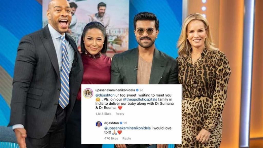 american doctor Jennifer Ashton replies to upasana request