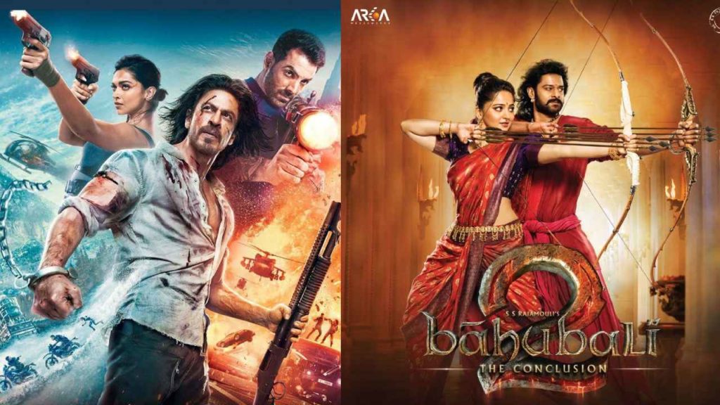 pathaan is one step away from crossing bahubali 2 Hindi Lifetime Share Collection