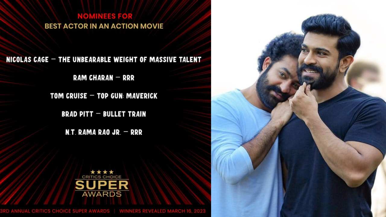 Ram Charan-NTR : నా బ్రదర్ ఎన్టీఆర్, నేను కలిసి వాళ్ళతో పోటీ పడుతున్నాము.. చరణ్ ట్వీట్.. Ram Charan-NTR : నా బ్రదర్ ఎన్టీఆర్, నేను కలిసి వాళ్ళతో పోటీ పడుతున్నాము.. చరణ్ ట్వీట్..