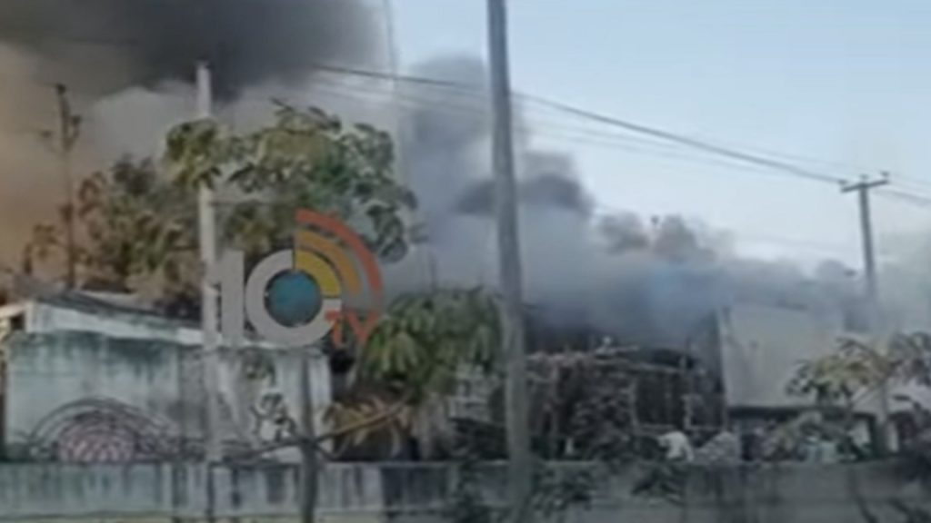 fire broke out