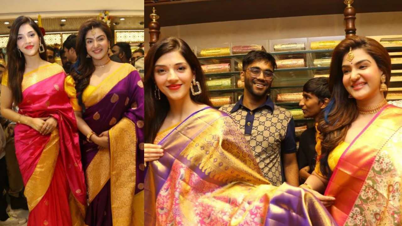 Mehreen and Honey Rose : షాప్ ఓపెనింగ్ లో సందడి చేసిన మెహ్రీన్, హానీరోజ్..