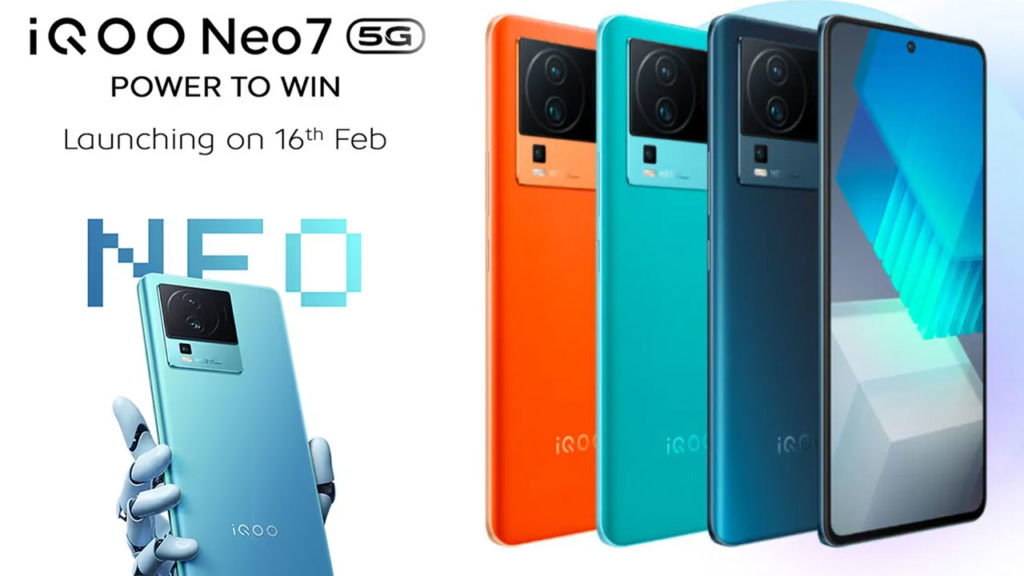 iQOO Neo 7 with 120W charging, 64MP OIS camera launched in India, price starts at Rs 29,999