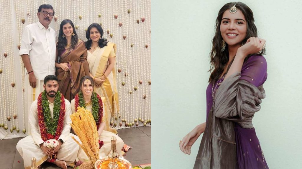 Kalyani Priyadarshan brother siddarth priyadarshan marriage happened with merlin in Chennai
