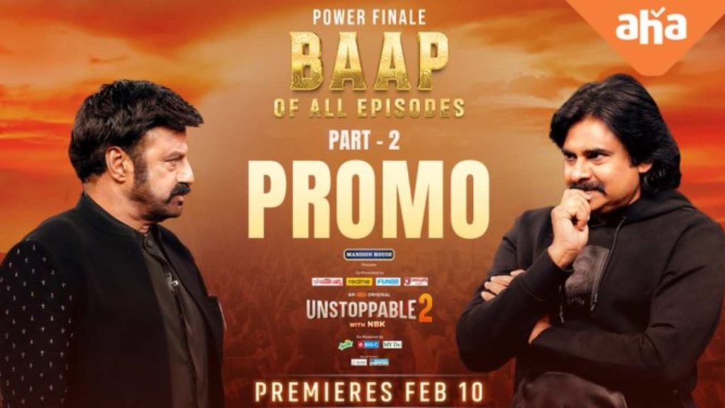 Balakrishna Pawan Kalyan Unstoppable episode part 2 promo released