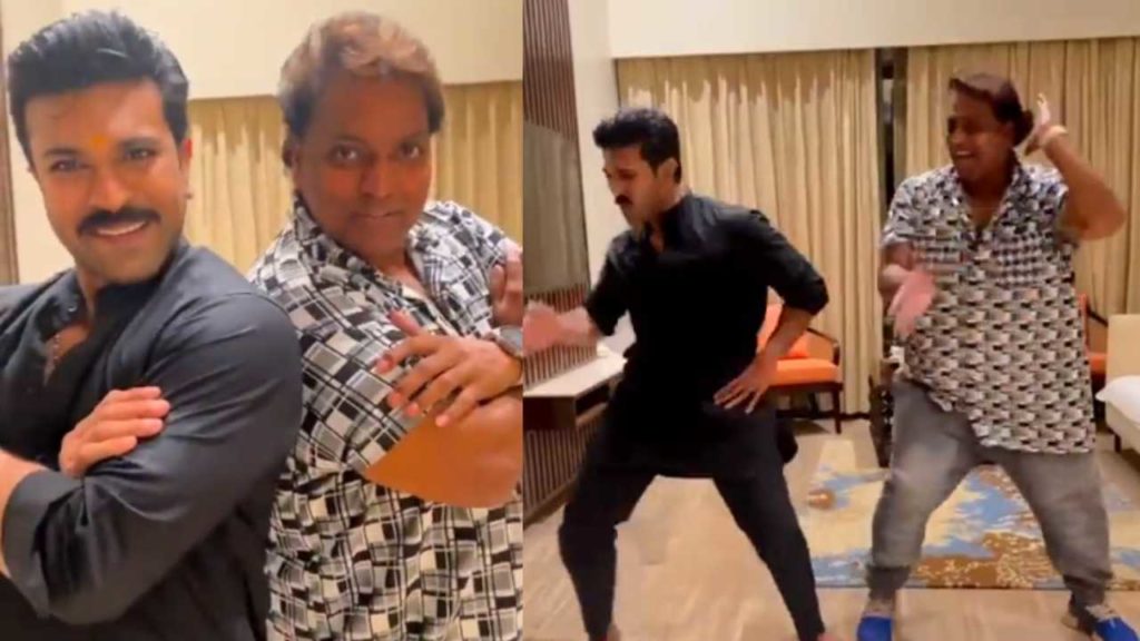 Ram Charan dance with ganesh acharya master for old bollywood super hit song #MainKhiladiTuAnari