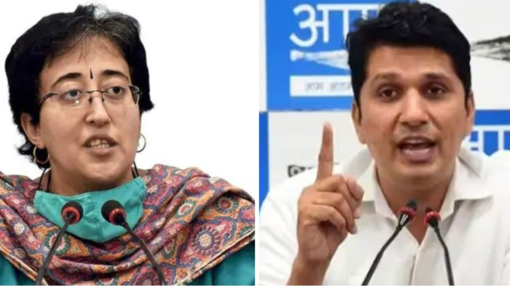 Atishi, Saurabh Bharadwaj take oath as ministers in Arvind Kejriwal’s Cabinet