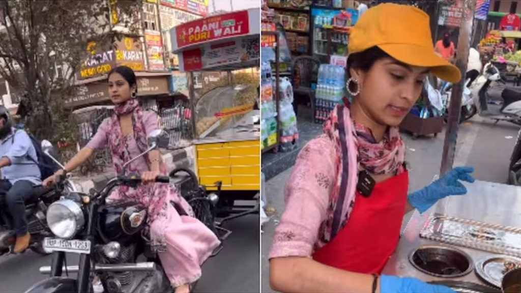 21 year old BTech pani puri wali who is on a mission to serve healthier street food