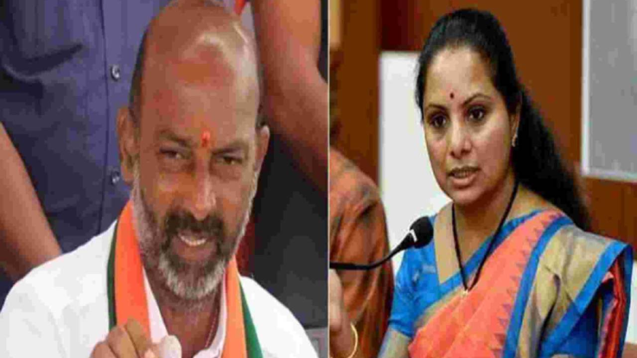 Telangana : లిక్కర్ స్కామ్లో అడ్డంగా బుక్కైన కవితను అరెస్ట్ చేయకుండా ముద్దు పెట్టుకుంటారా? బండి సంజయ్ Telangana : లిక్కర్ స్కామ్లో అడ్డంగా బుక్కైన కవితను అరెస్ట్ చేయకుండా ముద్దు పెట్టుకుంటారా? బండి సంజయ్
