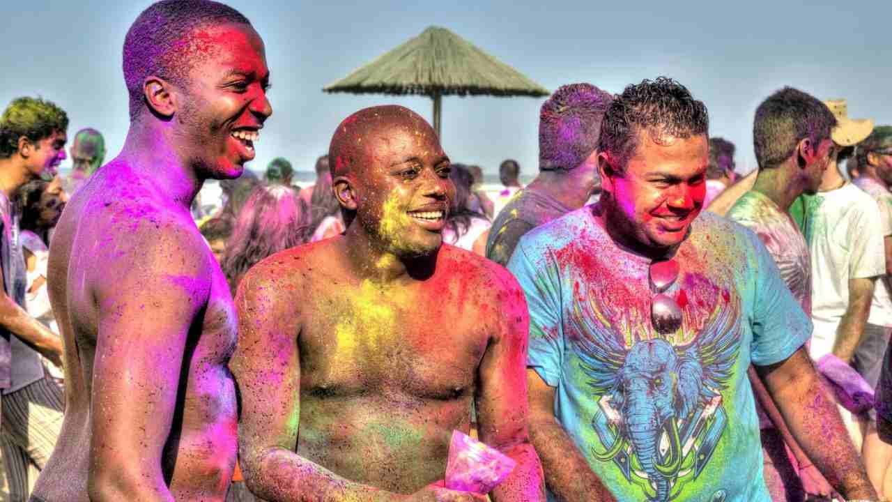 Holi festival in South Africa