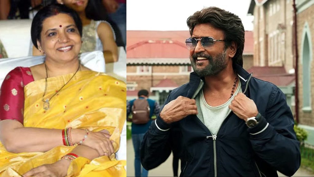 Jeevitha Rajasekhar as Rajinikanth's sister in lal salaam movie