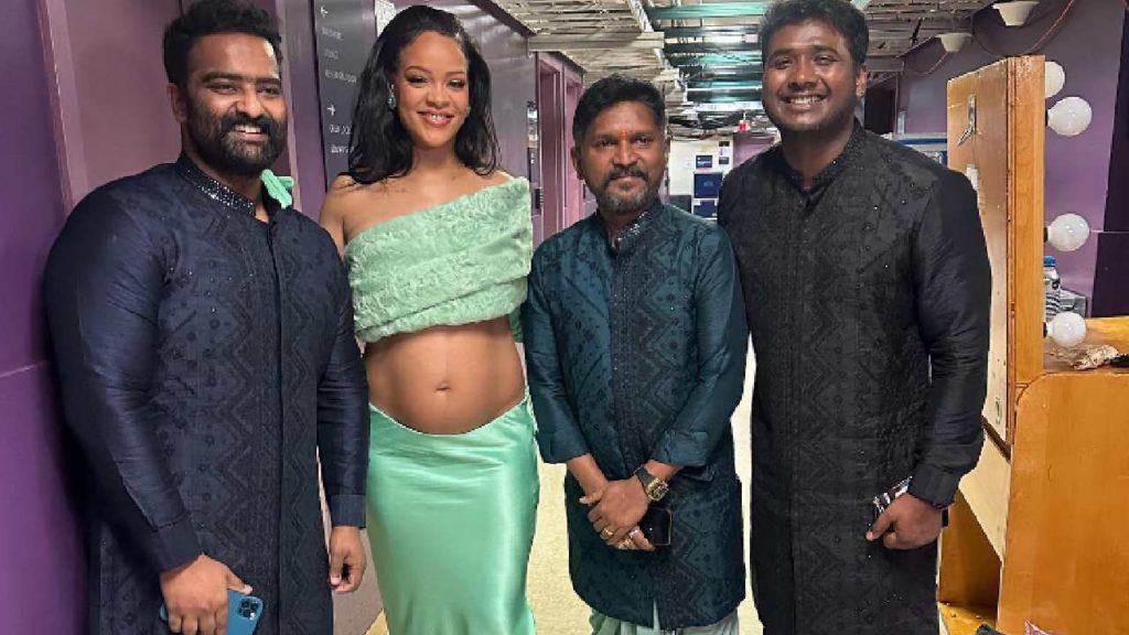 Naatu Naatu singers Kaala Bhairava, Rahul Sipligunj meet world's top singer Rihanna at Oscars