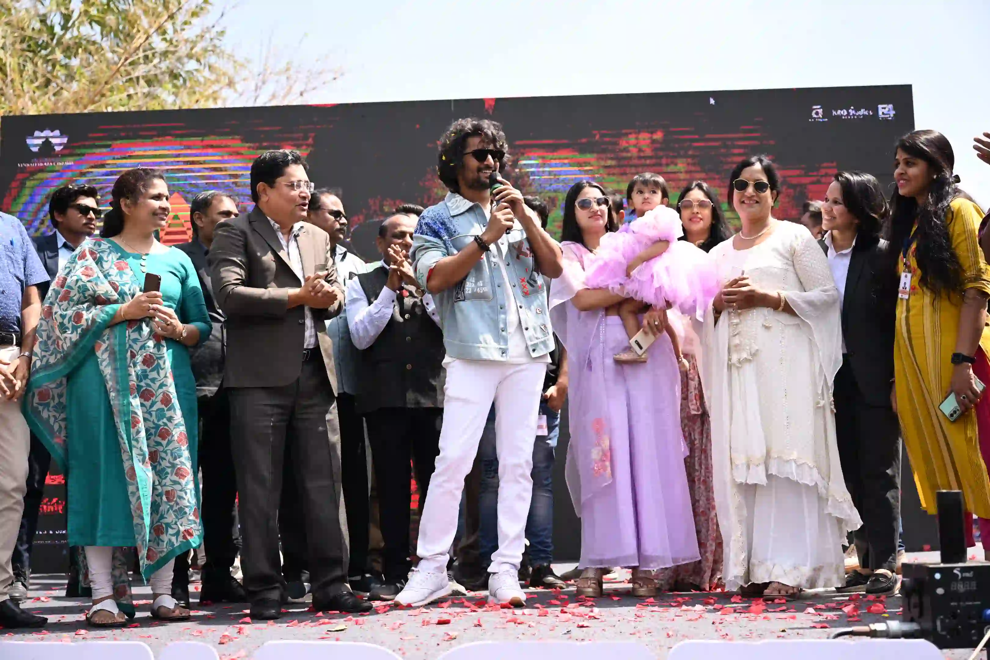 Nani Dasara promotions at Ahmedabad