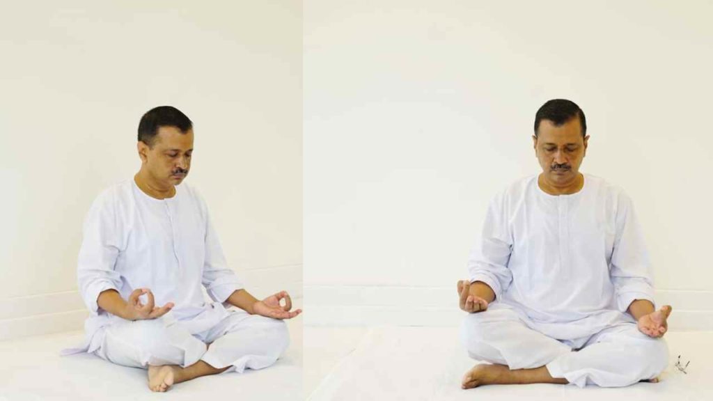 Arvind Kejriwal meditation