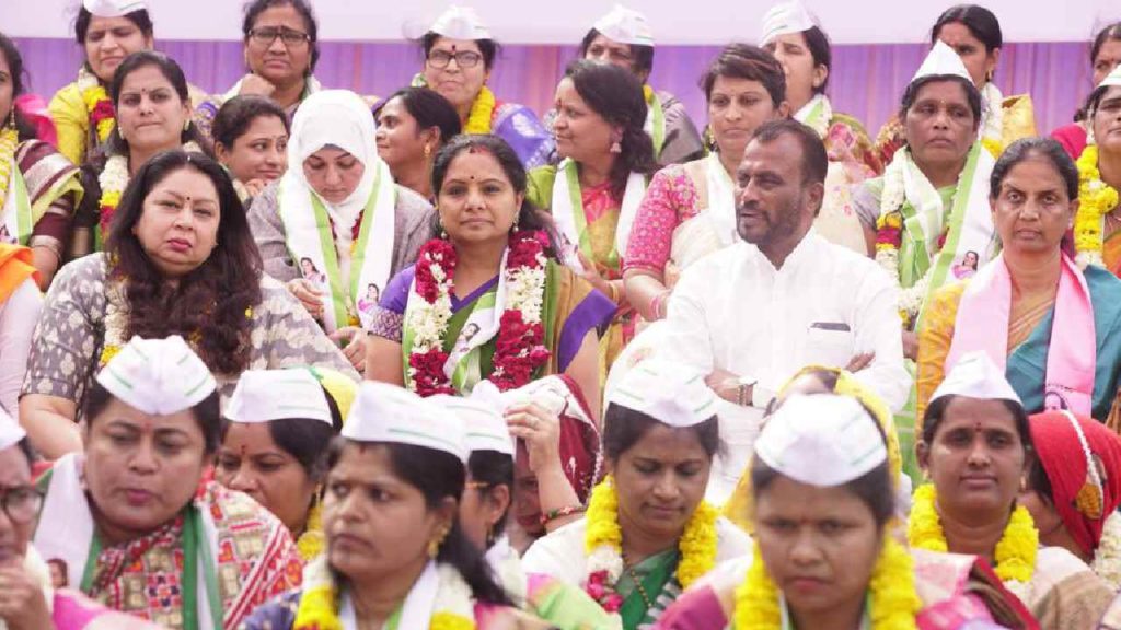 K.Kavitha hunger strike