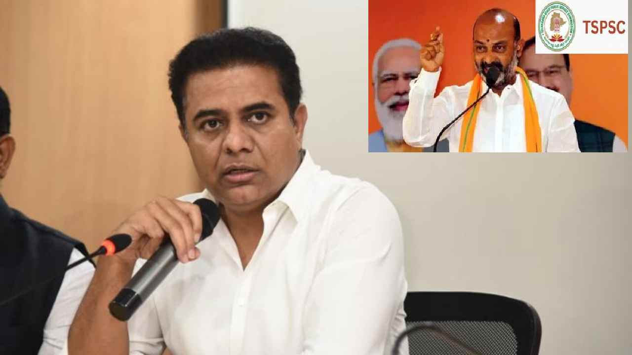 KTR-TSPSC: ఆ రాష్ట్రాల్లో ఇప్పటికే వందసార్లకు పైగా ప్రశ్నపత్నాల లీక్: మంత్రి కేటీఆర్ KTR-TSPSC: ఆ రాష్ట్రాల్లో ఇప్పటికే వందసార్లకు పైగా ప్రశ్నపత్నాల లీక్: మంత్రి కేటీఆర్