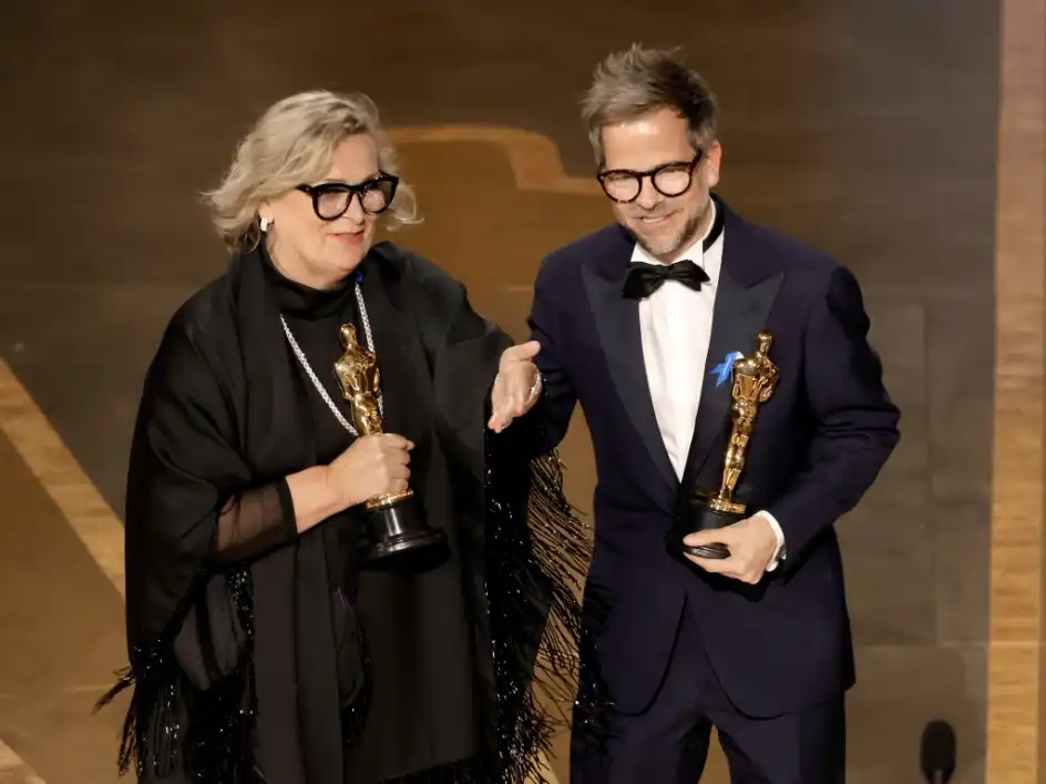 95th Oscar Winners with Award 