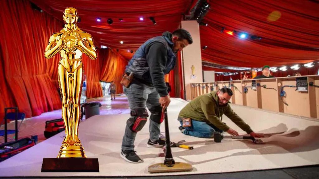 Oscar broke the 62 year old tradition by changing carpet colour red to champagne