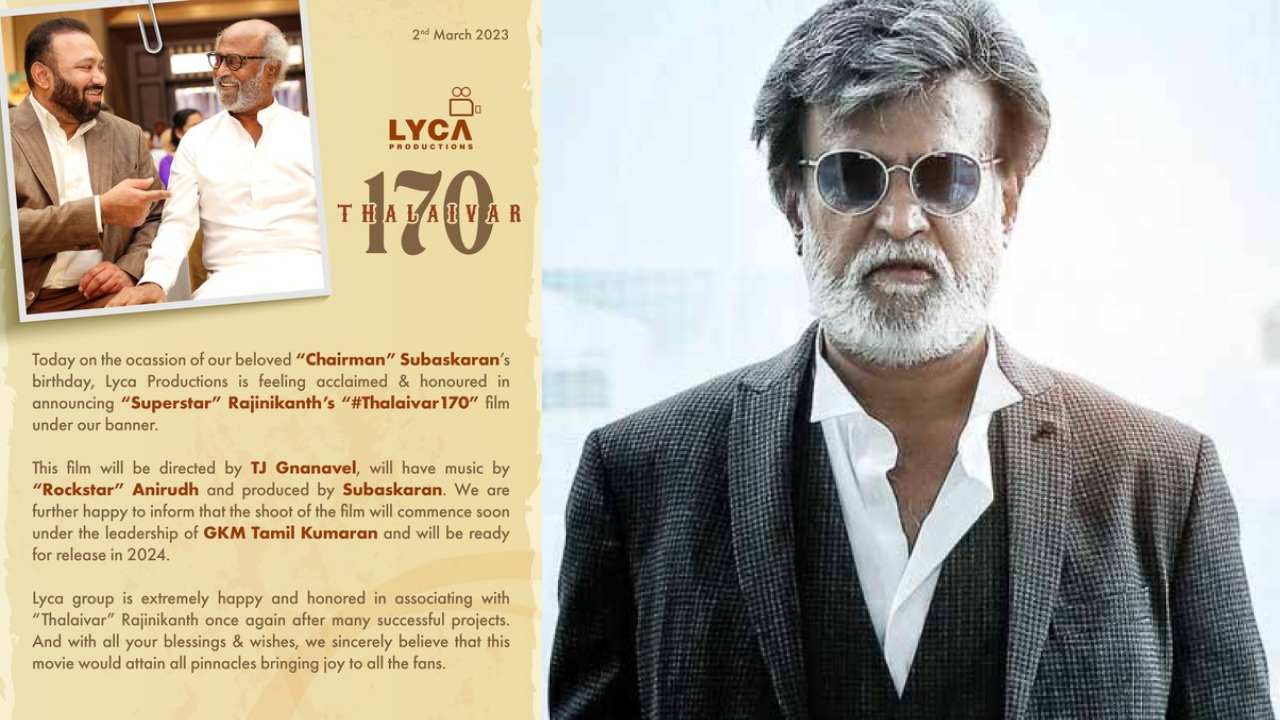 Rajinikanth : జై భీమ్ దర్శకుడితో రజినీకాంత్ కొత్త సినిమా అనౌన్స్.. Rajinikanth : జై భీమ్ దర్శకుడితో రజినీకాంత్ కొత్త సినిమా అనౌన్స్..