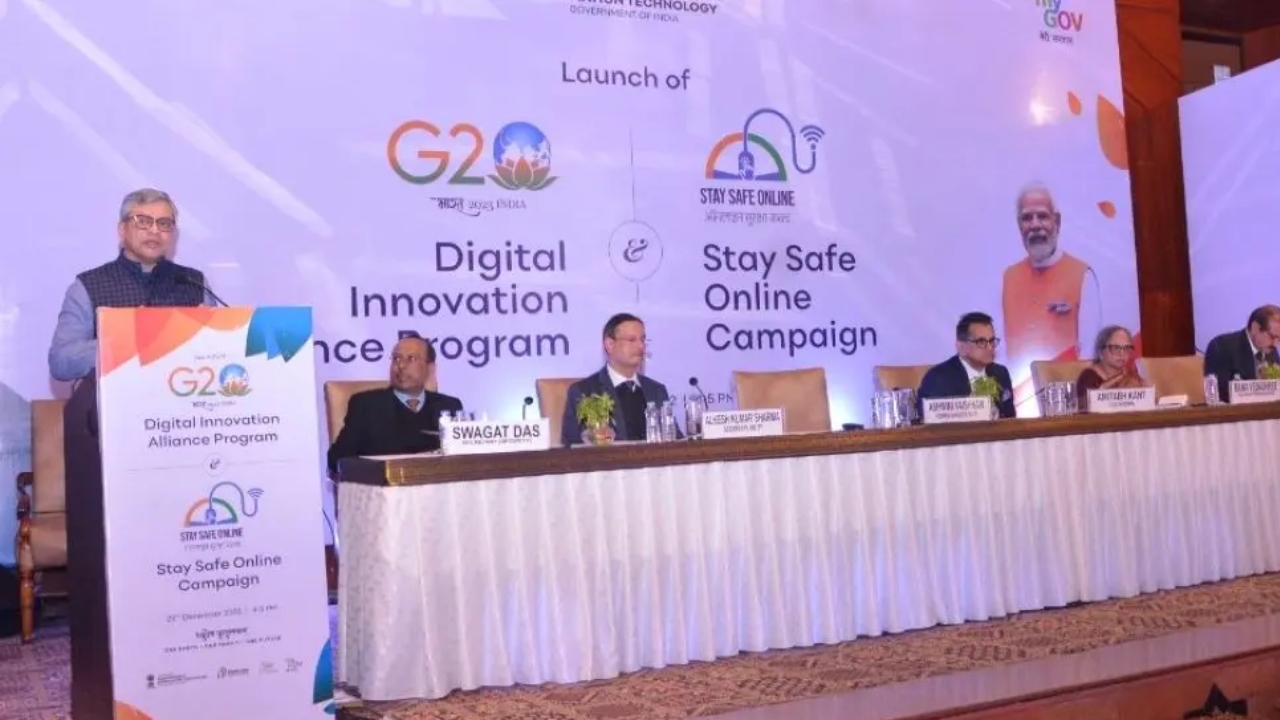 Stay Safe Online Campaign _ Indian Government Launches 'Stay Safe Online' Campaign Ahead of G20 Summit