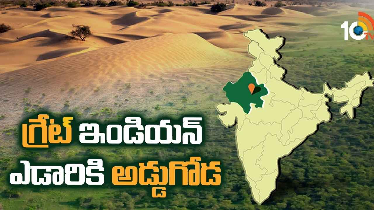 Thar desert : గ్రేట్‌ ఇండియన్‌ ఎడారికి అడ్డుగోడ..! కేంద్రం కీలక నిర్ణయం