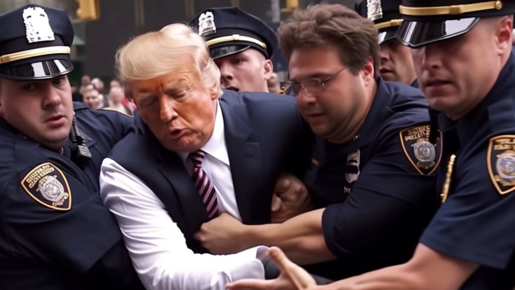is Donald Trump under arrest?