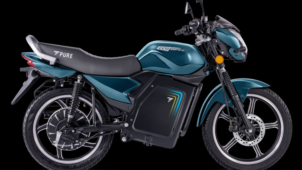 Pure EV eco Dryft Electric Motorcycle stars deliveries in India
