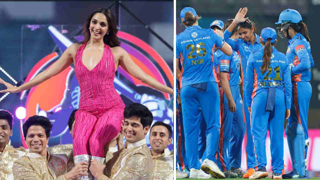 WPL2023: కియారా అద్వానీ, కృతి సనన్ స్టెప్పులు .. ముంబై ప్లేయర్ల మెరుపులు .. ఫొటోలు