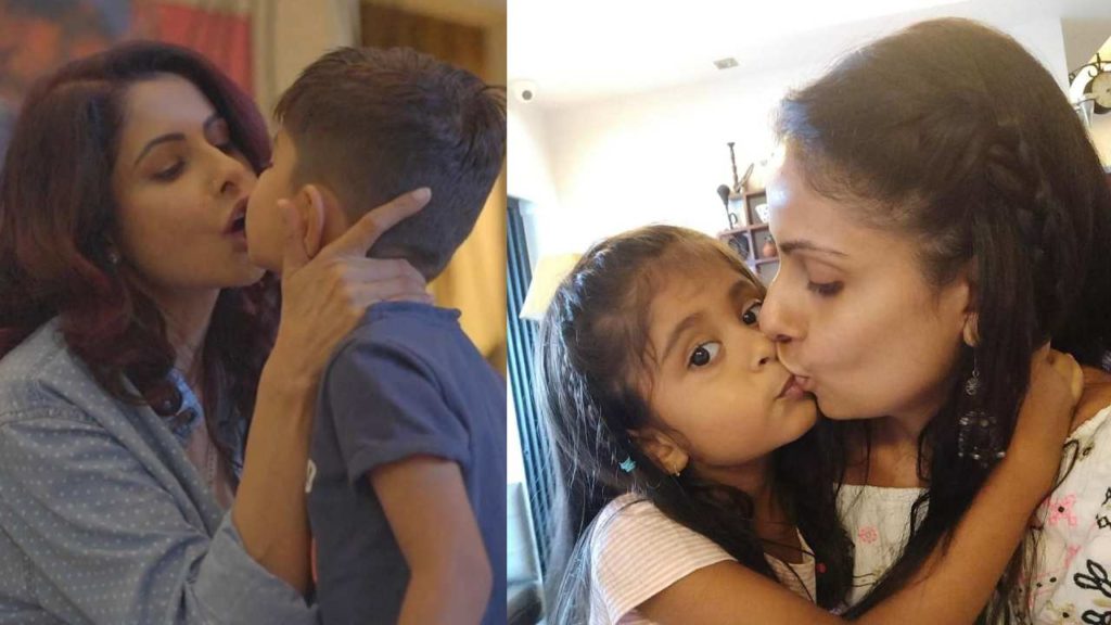 Bollywood Actress Chhavi Mittal shares lip kiss photos with her children's netizens trolled