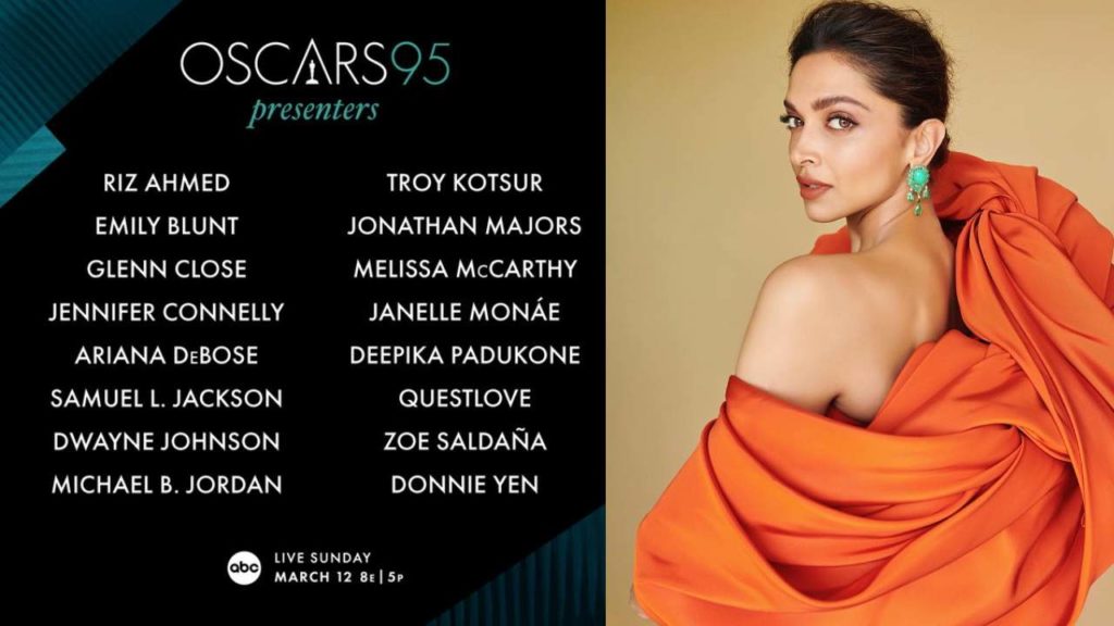 Deepika Padukone listed in Oscar presenters list given by The Academy and India proud again