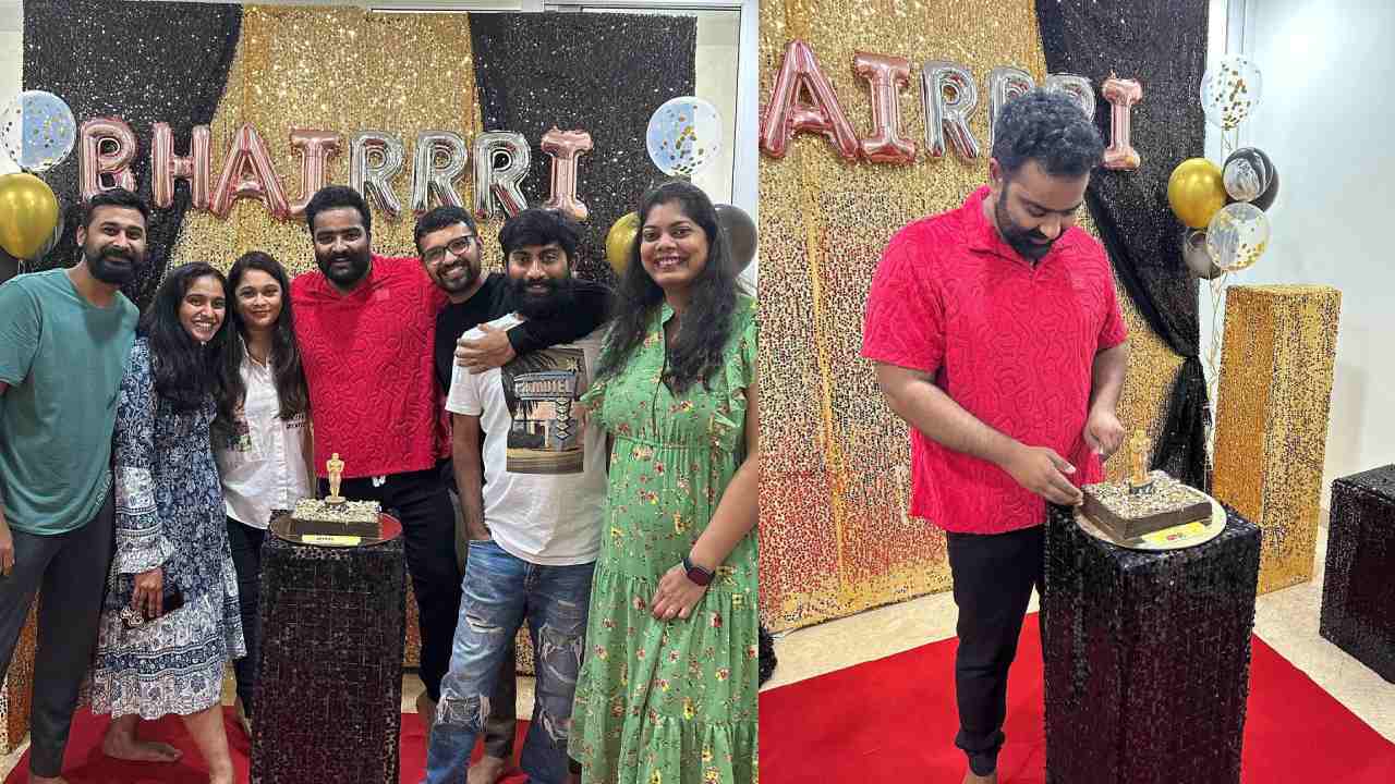 Kaala Bhairava : RRR నాటు నాటు సింగర్ కాలభైరవ స్పెషల్ సెలబ్రేషన్స్.. Kaala Bhairava : RRR నాటు నాటు సింగర్ కాలభైరవ స్పెషల్ సెలబ్రేషన్స్..