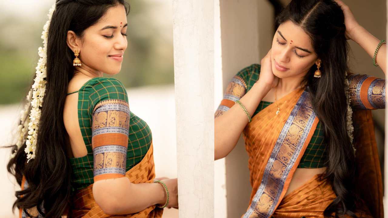 Mirnalini Ravi : హాఫ్ శారీలో.. తమిళ భామ మిర్నాలిని ఉగాది స్పెషల్ ఫొటోస్