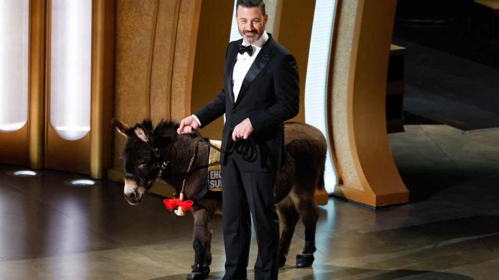 A Donkey on Oscar Stage everyone surprised