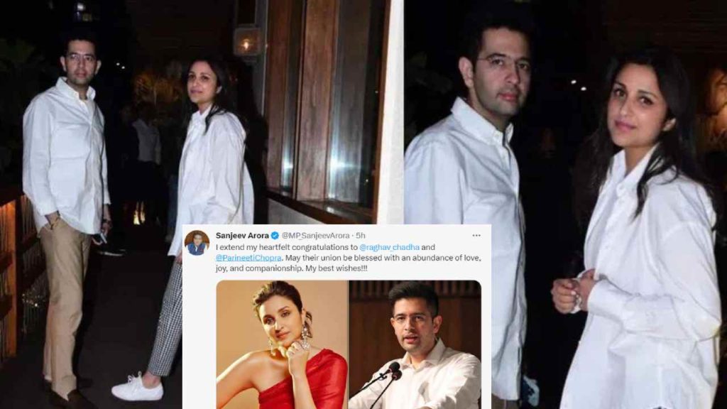 AAP MP Sanjeev Arora Tweeted on Parineeti Chopra and AAP MP Raghav Chadha love goes viral