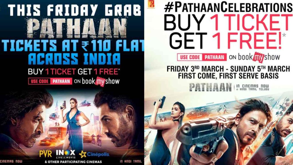 Pathaan movie offers for attracting audience