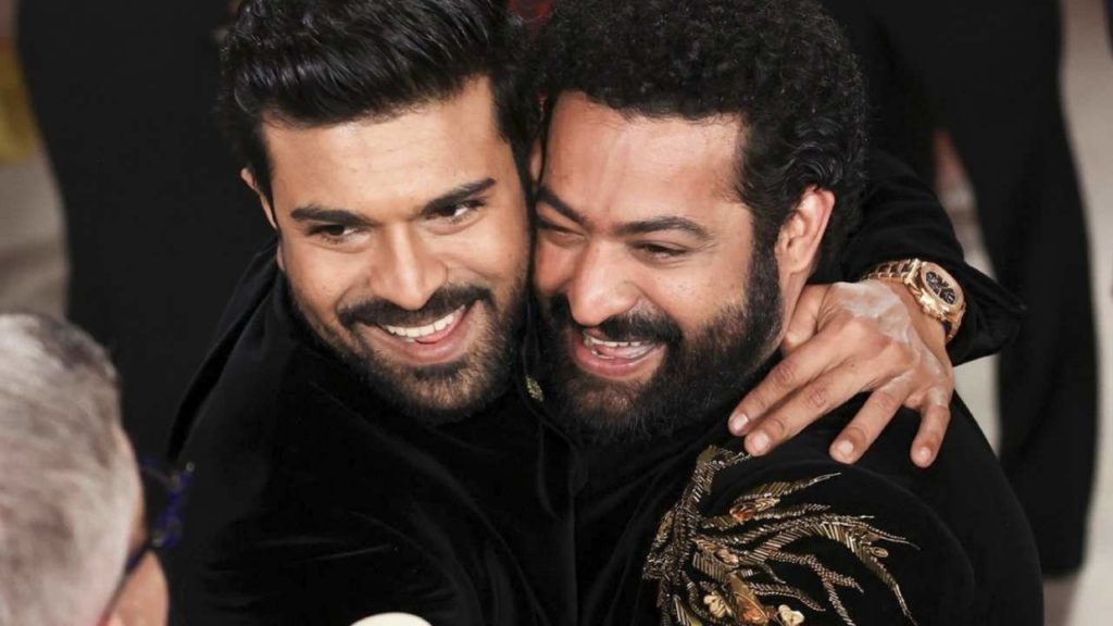Charan and Tarak special posts on Naatu Naatu Oscar Winnings