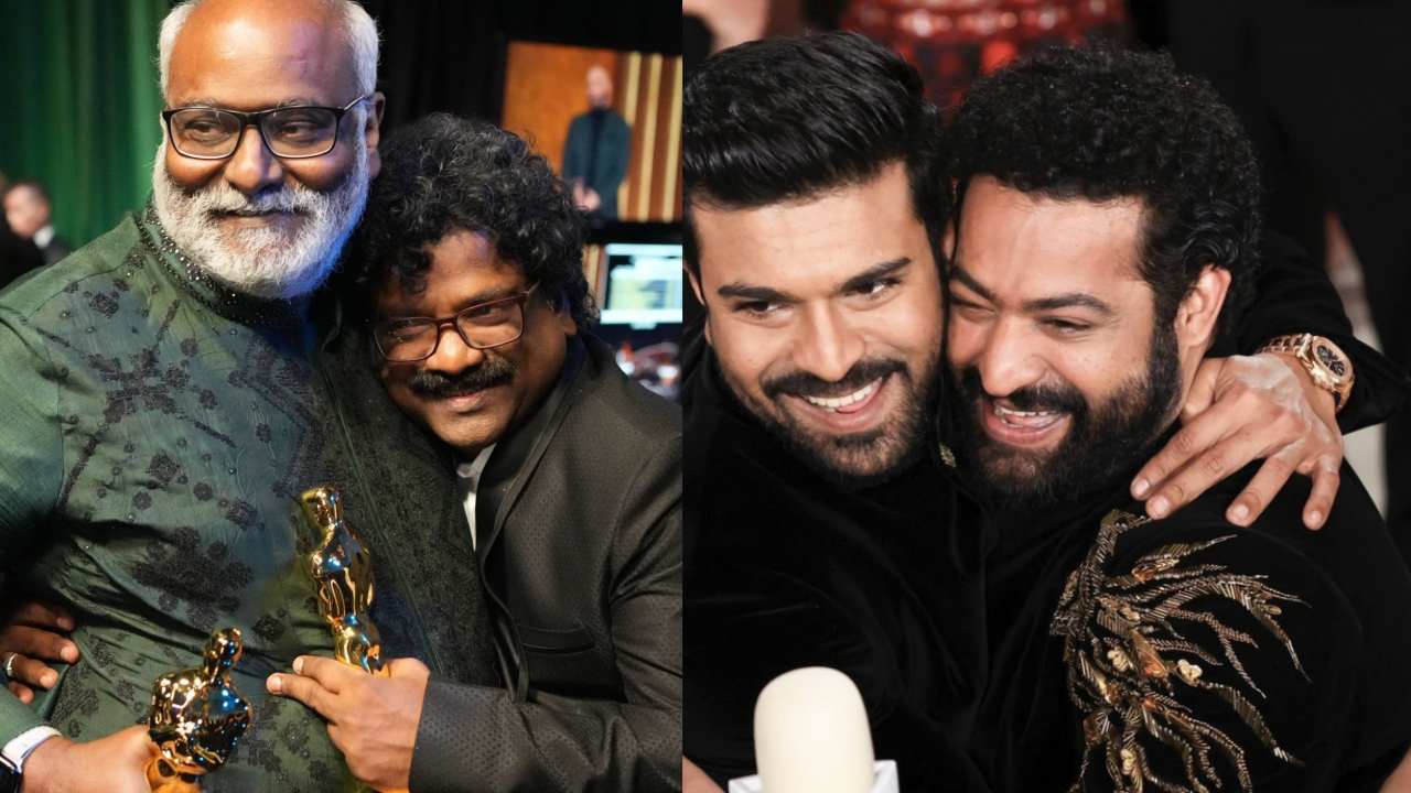 RRR Team at Oscars Celebrations : ఆస్కార్ వేడుకల్లో RRR టీం సందడి…