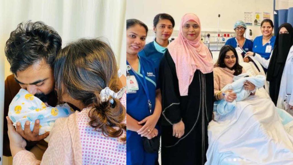 Actress Poorna gave birth to baby boy