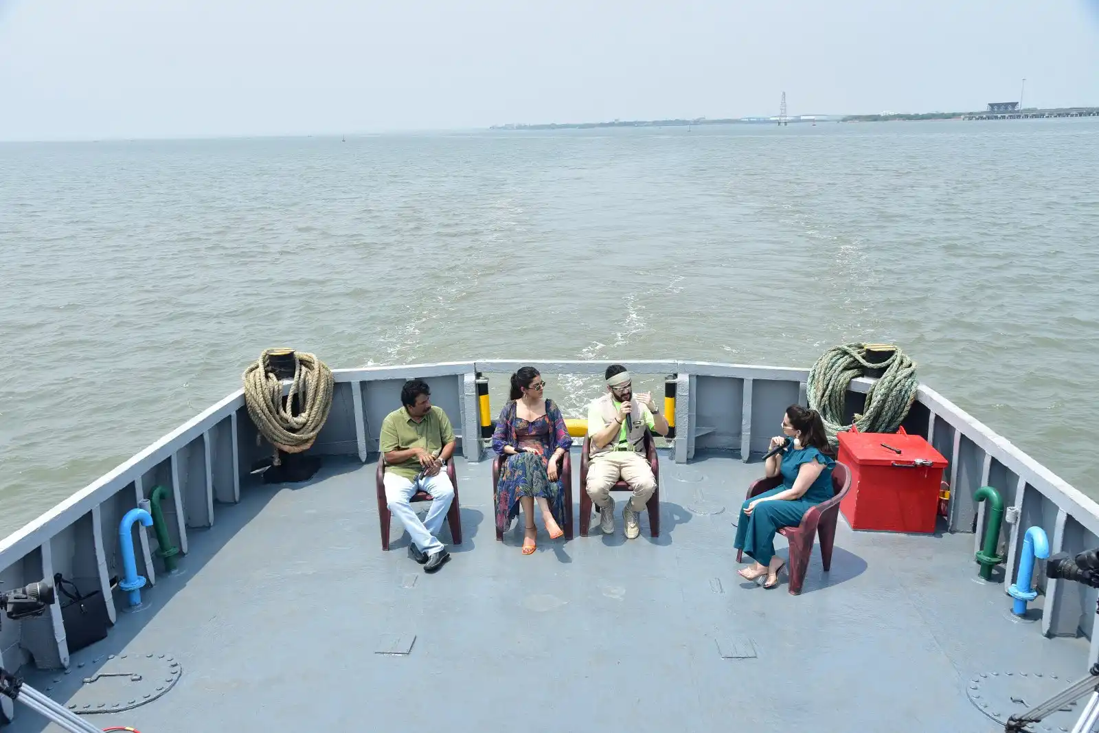 Agent Movie Team Special Interview at Kakinada port